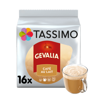 tassimo gevalia cafe au lait pods